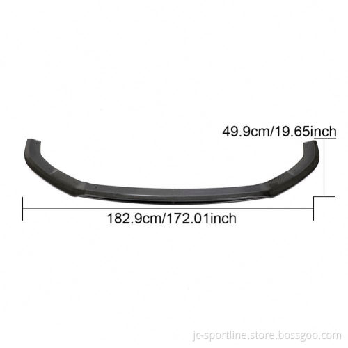 Carbon Fiber Front Bumper Lip Splitter Chin for VW T6 Multivan 2015-2020